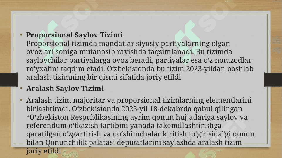 Saylov Tizimi 7