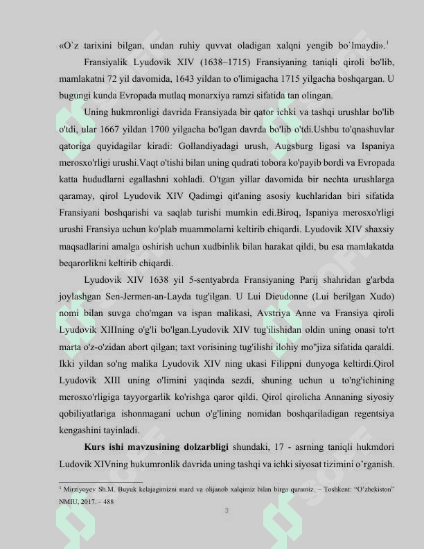 LYUDOVIK XIV NING ICHKI VA TASHQI SIYOSATI 3