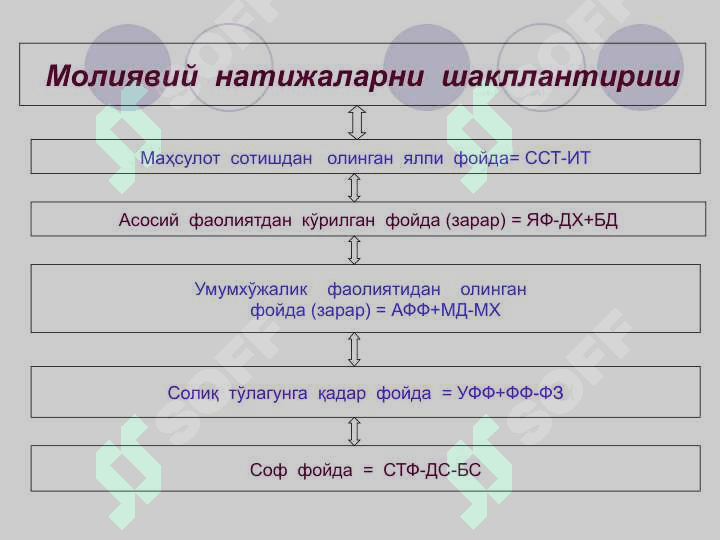 Молиявий натижалар таҳлили 6