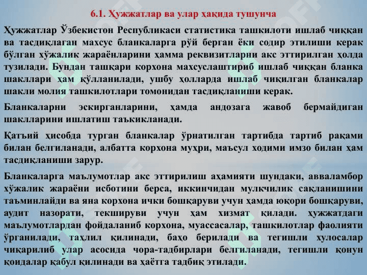 XUJJATLASHTIRISH VA INVESTITSIYA 2