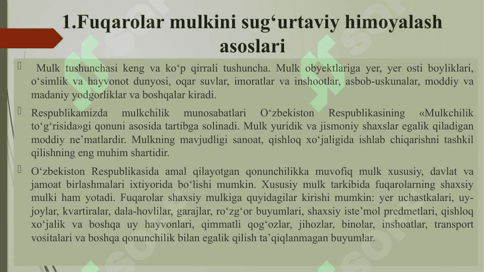 Yuridik va jismoniy shaxslarning mol-mulkini sug‘urtalash 3