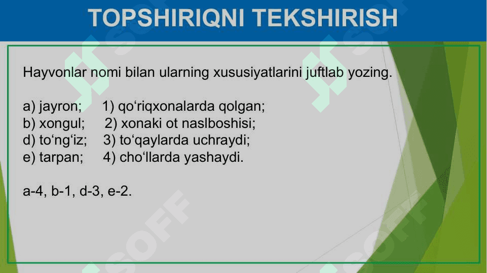 Primatlar turkumi. Sutemizuvchilarning ahamiyati 5