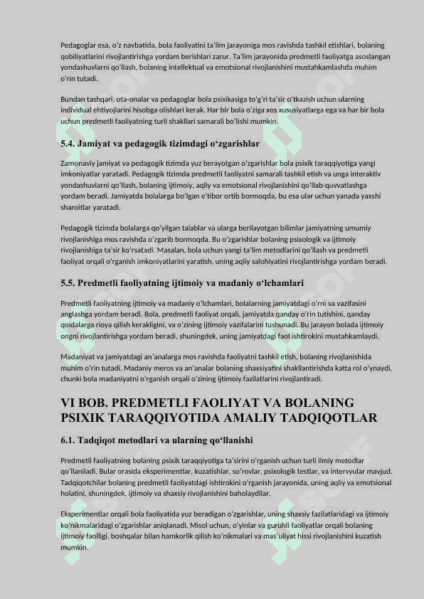 Psixologiya va pedagogika 8