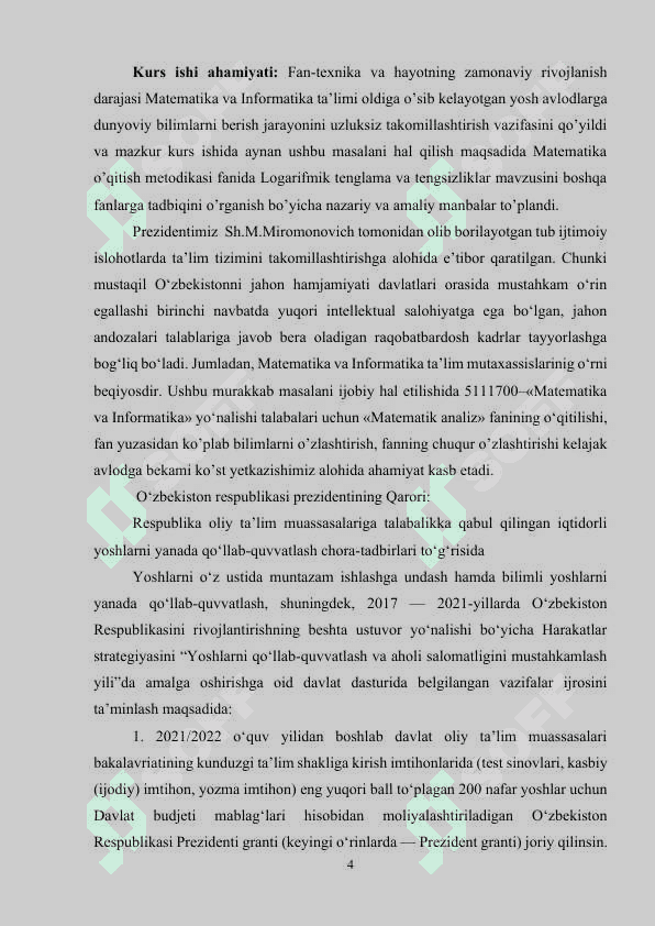 Logarifmik tenglama va tengsizliklarni o'qitish metodikasi 4