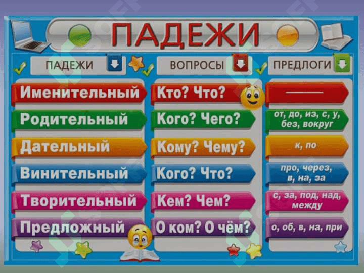 Значение падежных форм имён существительных 2