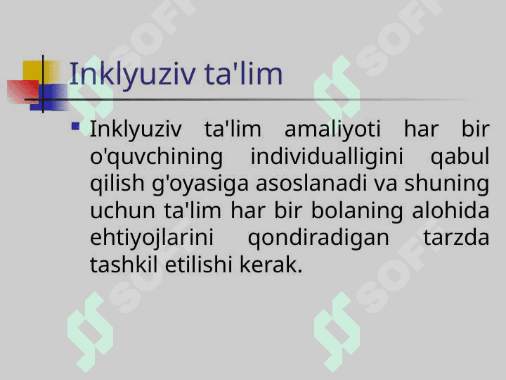 Turli yo‘nalishdagi ilmiy tadqiqotlarda inklyuziv ta’lim muammolarini o’rganish 7