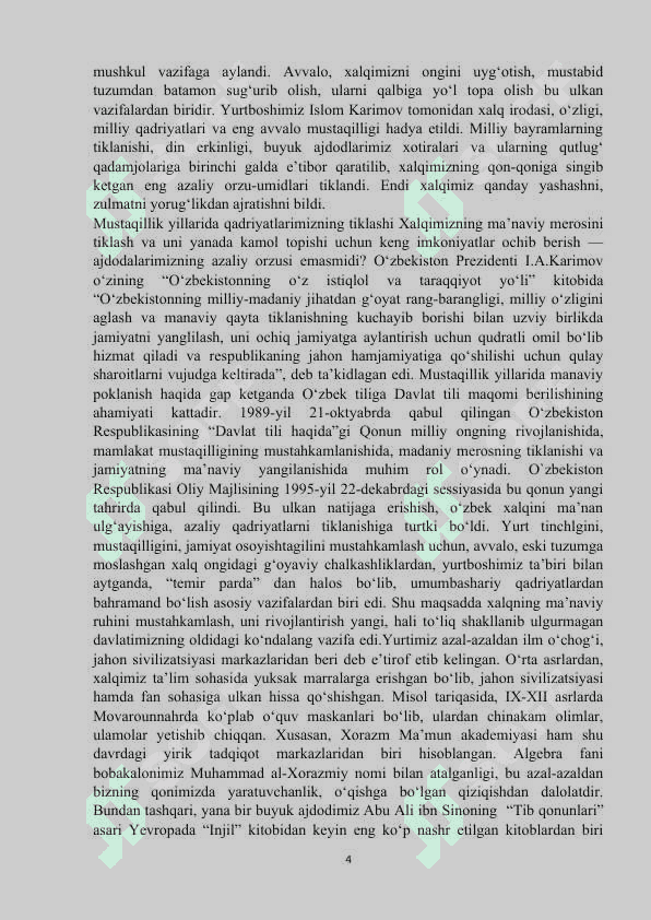 O’ZBEKISTONDA SOVET DAVRIDA OLIY TA’LIM TIZIMI 4