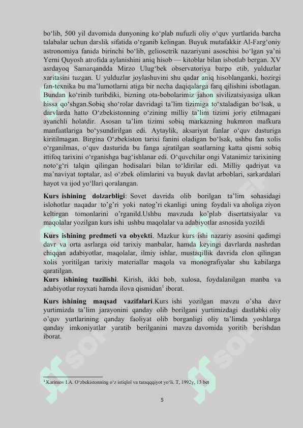 O’ZBEKISTONDA SOVET DAVRIDA OLIY TA’LIM TIZIMI 5