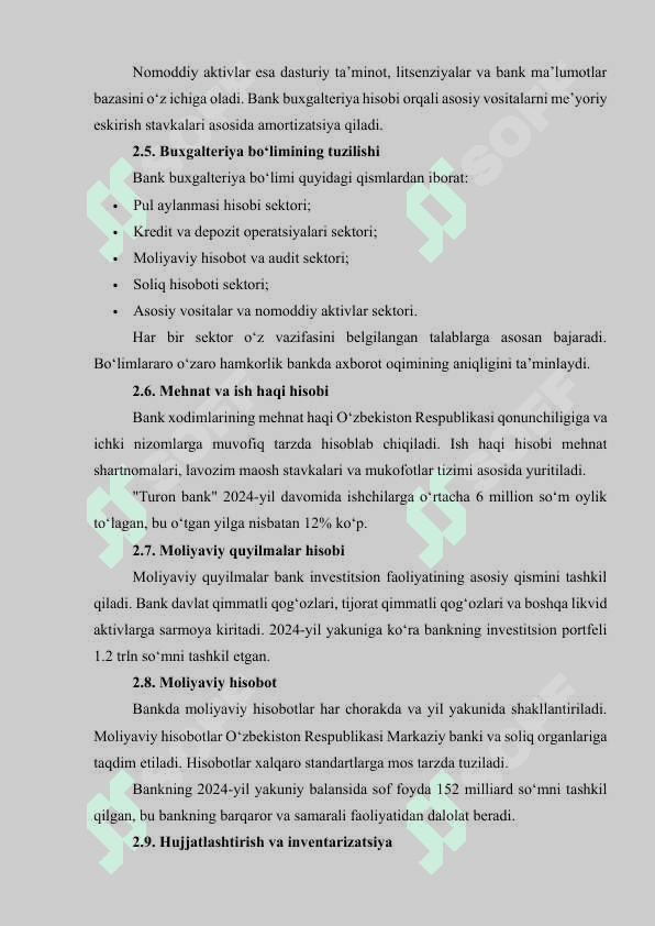 AMALIYOT HISOBOTI Turon Bank 5