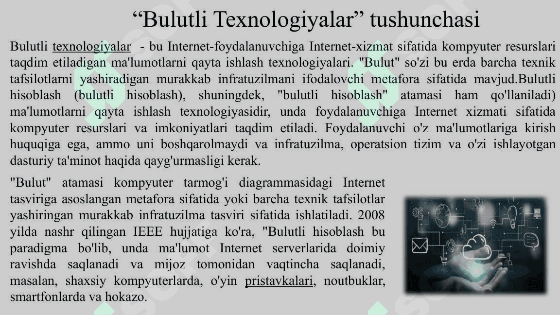 Bulutli Texnologiyalar 2
