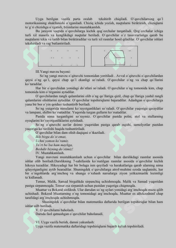 Narsalarning xossalari 1-sinf Matematika Dars Ishlanma 6