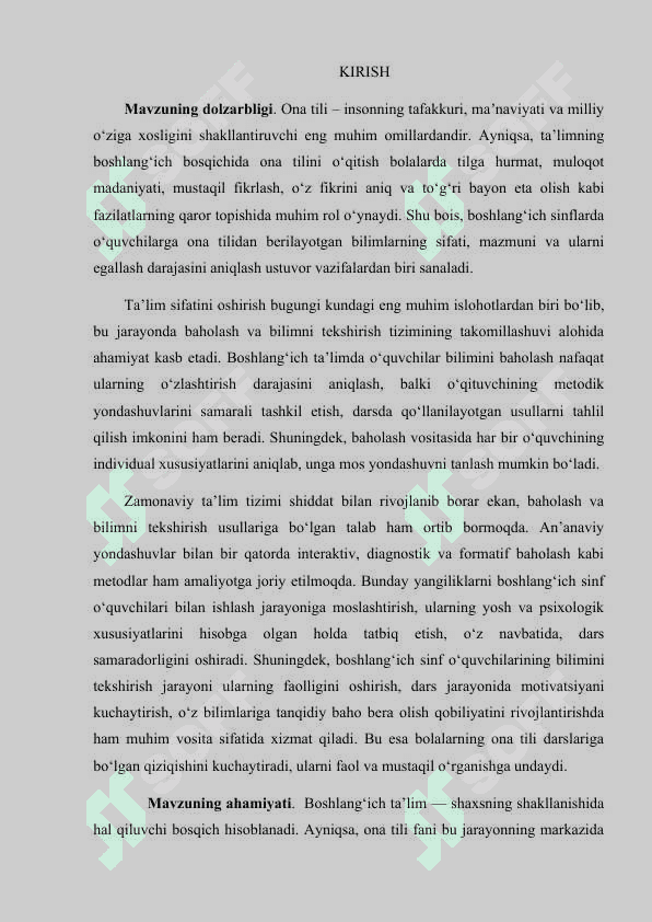 Boshlang‘ich sinf o‘quvchilarining ona tilidan bilimini tekshirish usullari 3