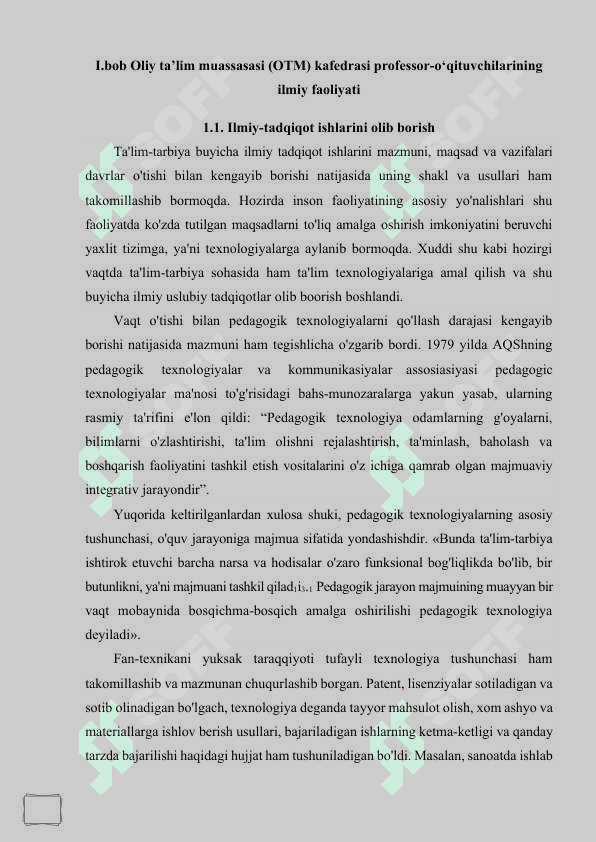 OTM KAFEDRASI PROFESSOR O'QITUVCHILARINING ILMIY FAOLIYATINI MONITORING QILISH TIZIMIOTM KAFEDRASI PROFESSOR O'QITUVCHILARINING ILMIY FAOLIYATINI MONITORING QILISH TIZIMIOTM KAFEDRASI PROFESSOR O'QITUVCHILARINING ILMIY FAOLIYATINI MONITORING QILISH TIZIMI 6