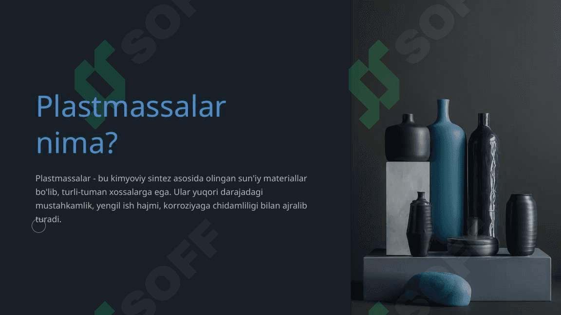 Plastmassalar kimyosi. Kolloid kimyo 2