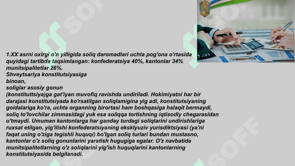 Shveytsariyani soliq tizimi 4