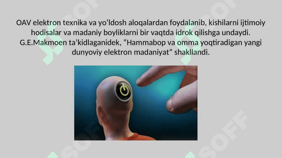Biz “ommaviy madaniyat”ga          qarshimiz! 7