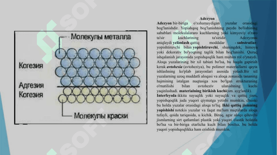 Adgeziya va uning ahamiyati 4
