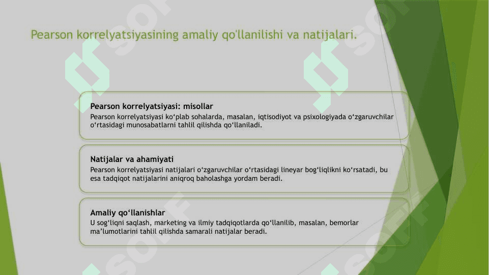 Pirson bo‘yicha korrelyatsion tahlil, Spirman bo‘yicha korrelyatsion tahlil 6