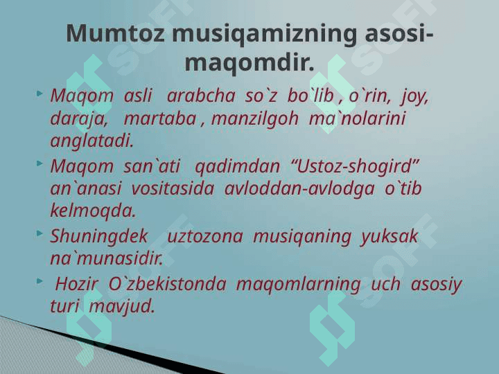 SHASHMAQOM 2
