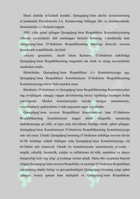 O’zbekiston Respublikasida davlat shaklining o’ziga xos xususiyatlari 8