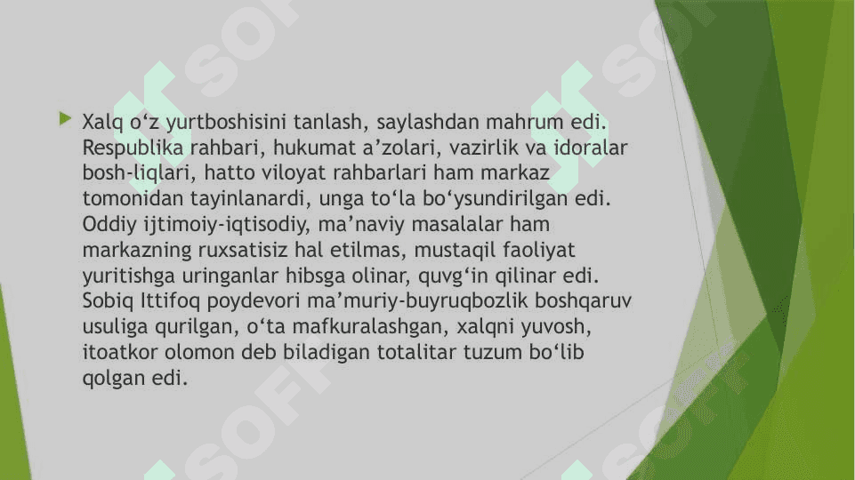 Oʻzbekistonda hokimiyatning boʻlinish tamoyili va konseptual asoslari 3