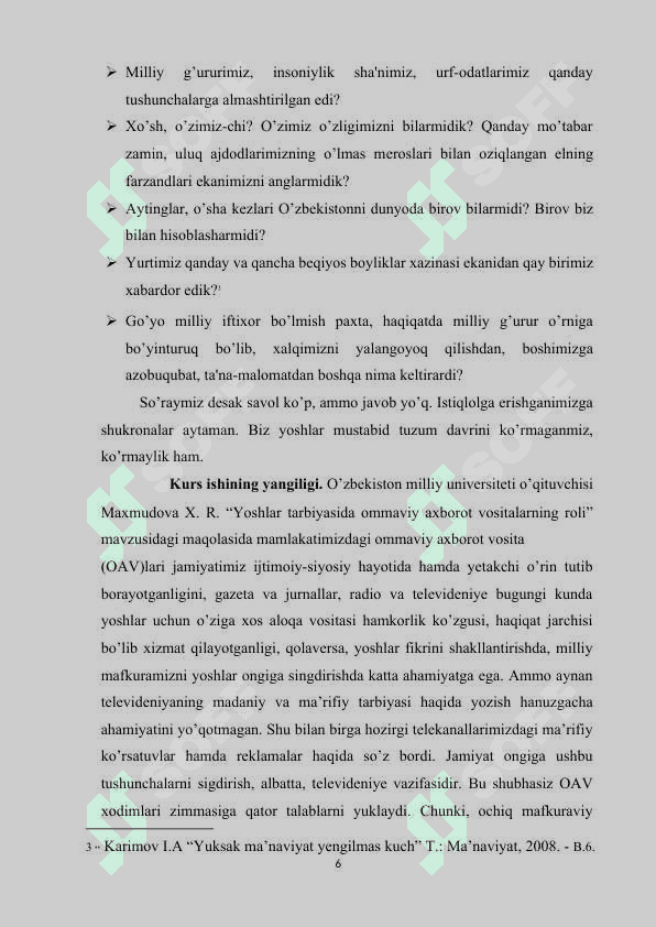 Televideniyening madaniy va ma’rifiy vazifasi 5