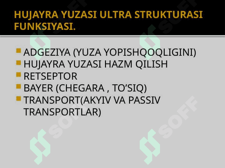 SITOLOGIYA- HUJAYRA  HAQIDAGI  FAN. 8