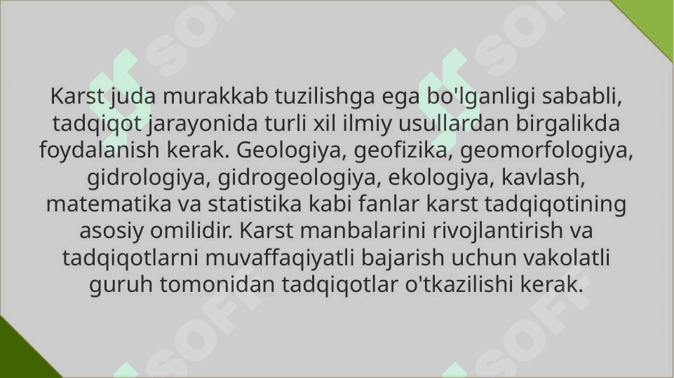 Karst jarayonlari 6