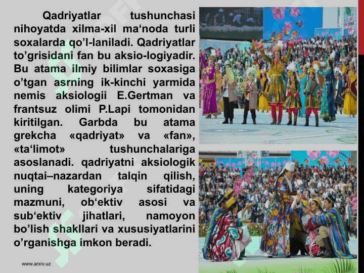 TALIM-TARBIYA JARAYONIDA MILLIY QADIRYATLARNI OʻRNI 3