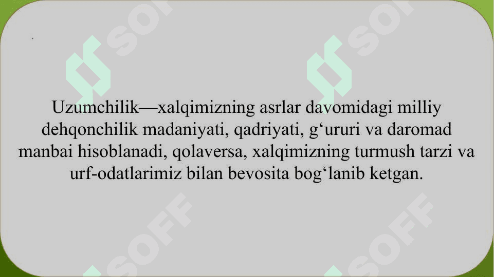 Uzumchilik klasterining rivojlanishi. 3