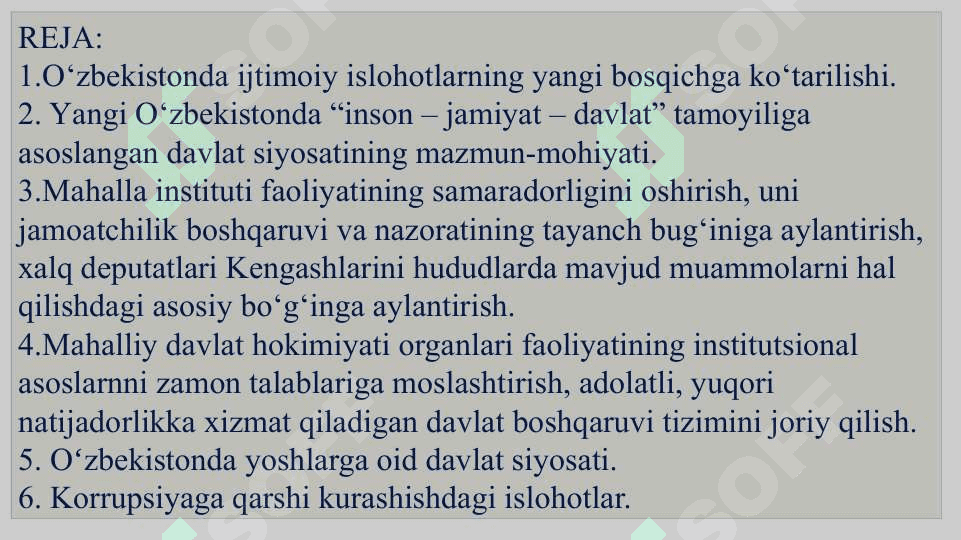 YANGI O‘ZBEKISTONDA XALQCHIL VA INSONPARVAR DAVLAT QURISHNING IJTIMOIY-SIYOSIY AHAMIYATI 2