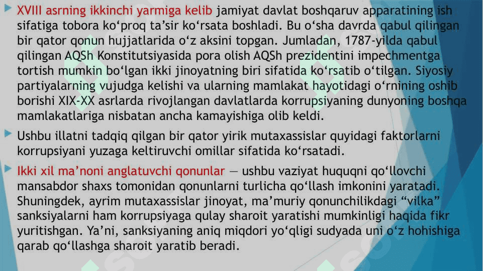 O’zbekiston Respublikasida Korrupsiyaga qarshi kurashish qonunlari 5