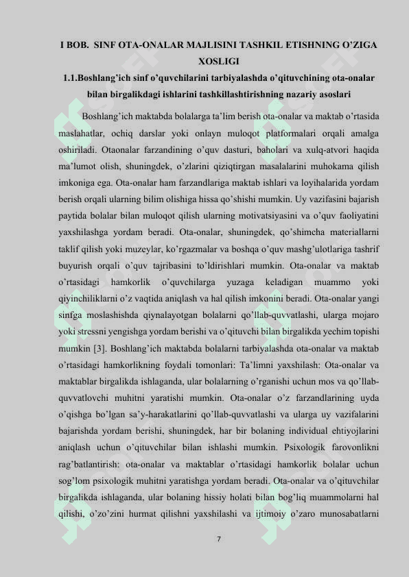 MAKTAB OTA-ONALAR MAJLISINI TASHKIL ETISH METODIKASI 7
