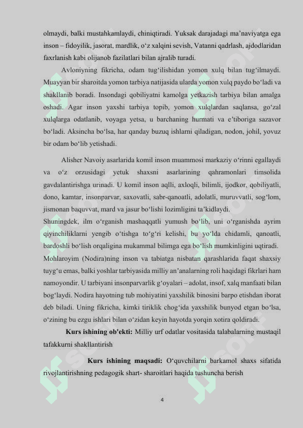 MUSTAQILLIK SHAROITIDA YOSHLARNI BARKAMOL SHAXS QILIB TARBIYALASH SAMARADORLIGINI OSHIRISH 4