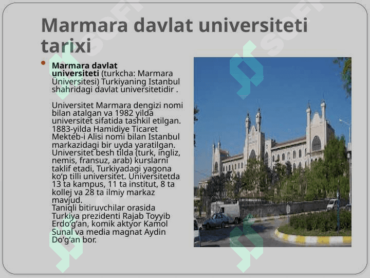 Turkiya Marmara universiteti Ilmiyoti va Dinshunoslik fakulteti.pptx 3