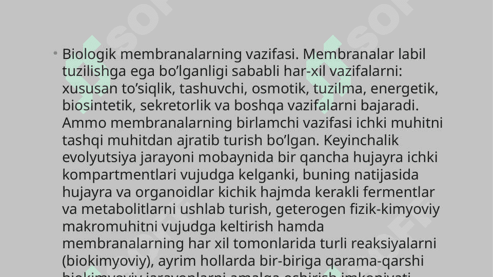biologik membranalardagi fizik jarayonlar 2