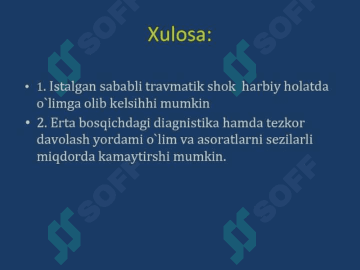 UZOQ BOSILISH SINDROMI 1- DARAJASI 2