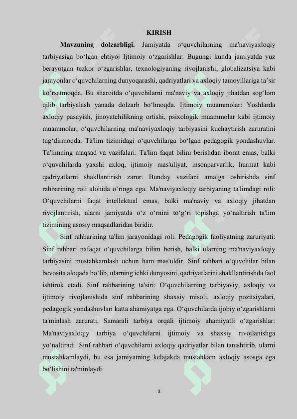 O’quvchilarni ma’naviyaxloqiy tarbiyalashda sinf rahbarining roli 3