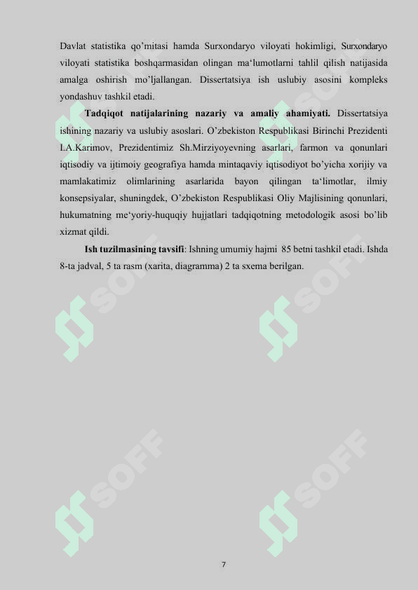 “SURXОNDАRYО VILОYАTIDА YENGIL VА ОZIQ-ОVQАT SАNОАTINI RIVОJLАNTIRISH” “SURXОNDАRYО VILОYАTIDА YENGIL VА ОZIQ-ОVQАT SАNОАTINI RIVОJLАNTIRISH” 8