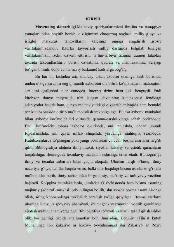 Bibliografik resurslarni tahlil qilish usullar va vositalar 3