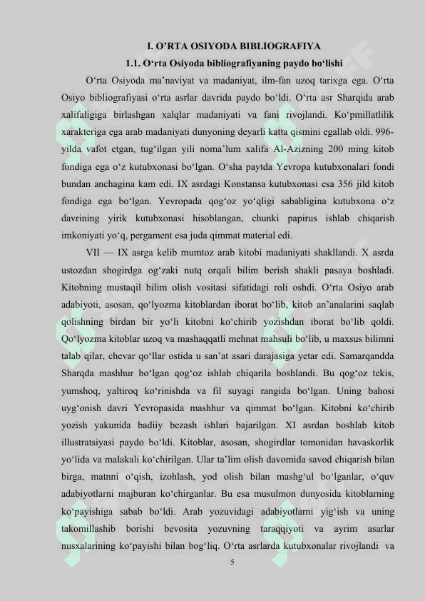 Bibliografik resurslarni tahlil qilish usullar va vositalar 5