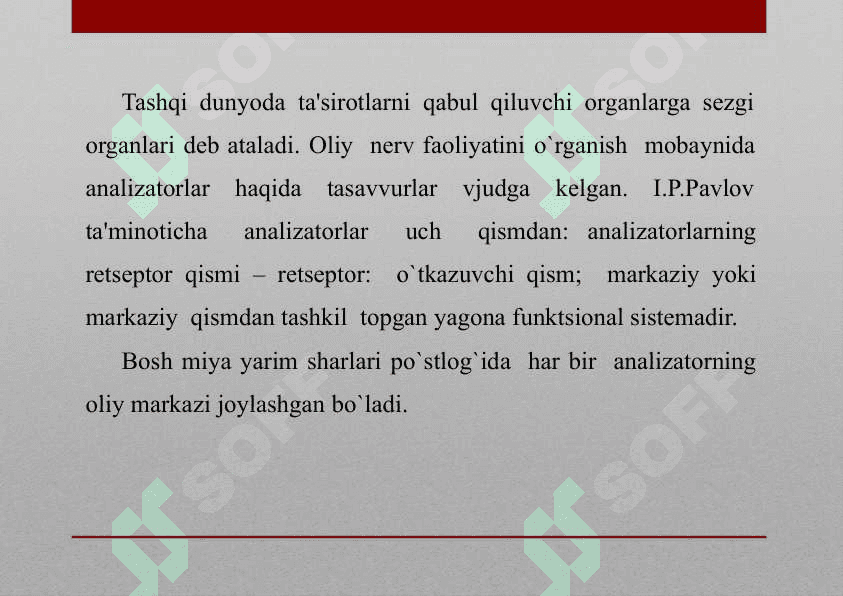 SEZGI ORGANLARINING YOSH XUSUSIYATLARI GIGIYENASI VA KASALLIKLARI 2