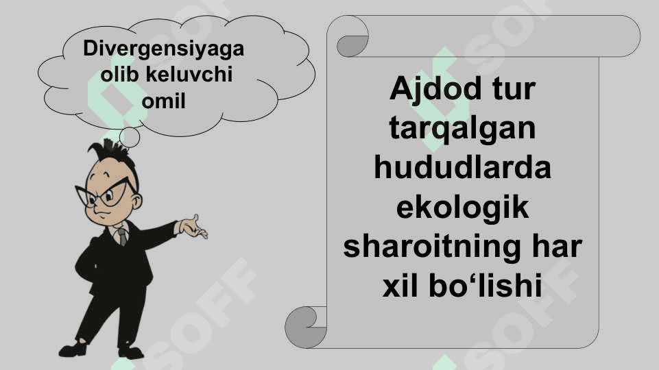 Evolutsion o‘zgarishlarning tiplariEvolutsion o‘zgarishlarning tiplari 6