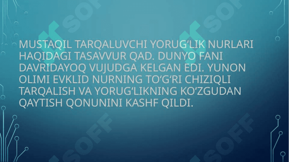 GEOMETRIK OPTIKA QONUNLARI 4