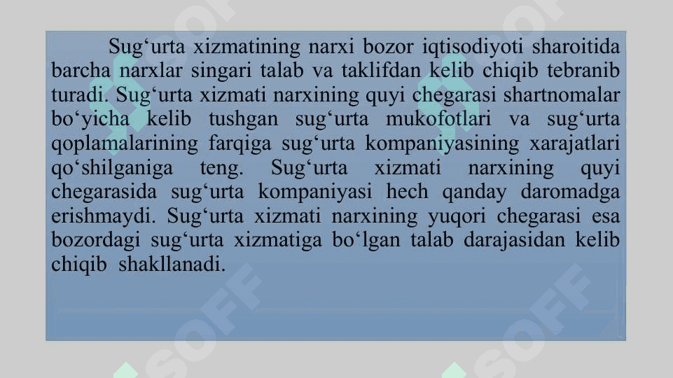 SUG‘URTADA TARIF SIYOSATI 8