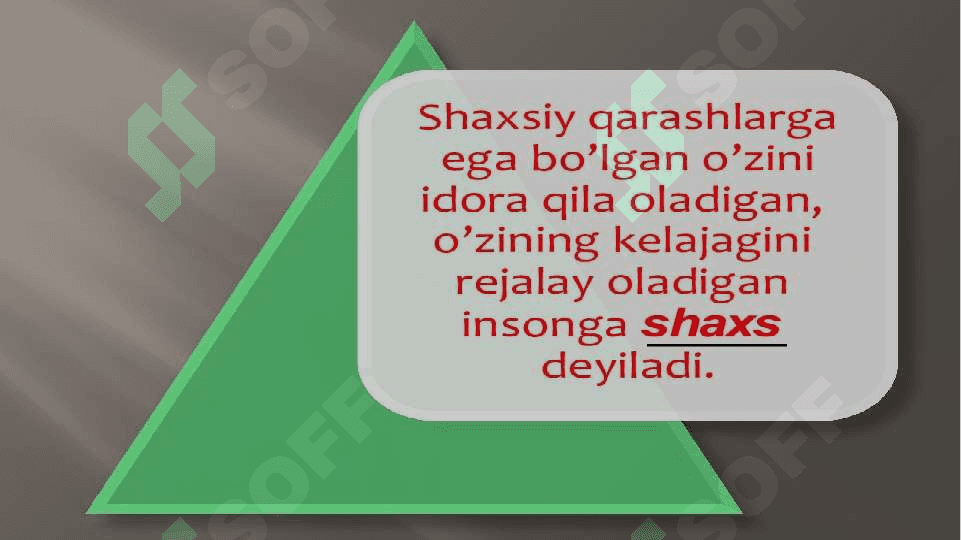 Shaxsga ta’sir etuvchi psixologik omillar. 3