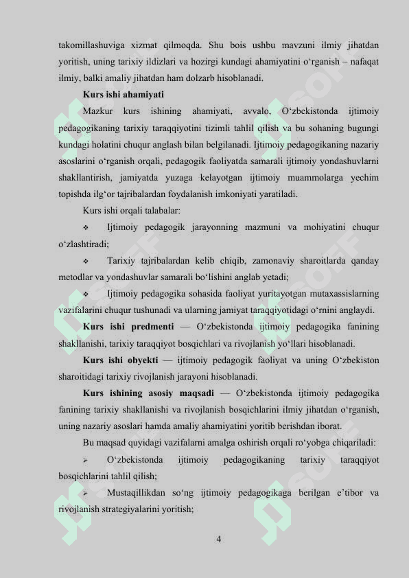 Oʻzbekistonda Ijtimoiy pedagogikaning rivojlanish tarixi 4