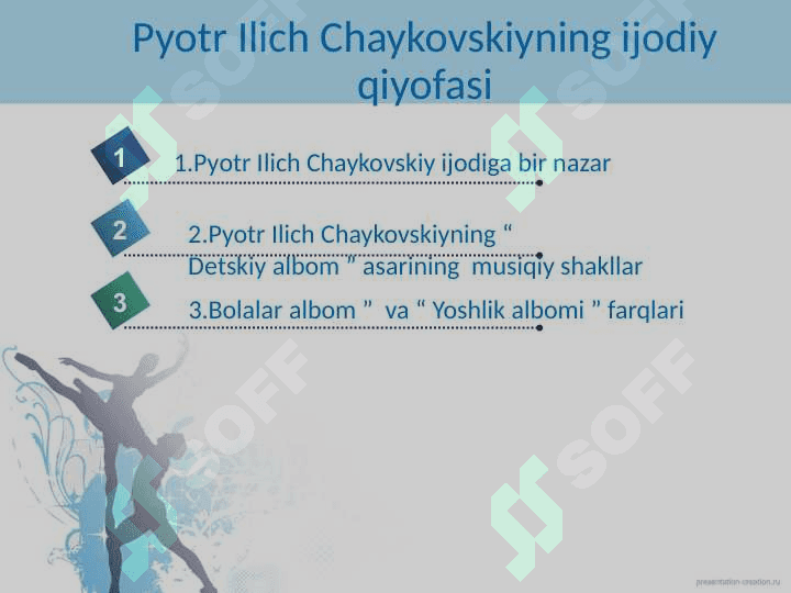 Pyotr Ilich Chaykovskiyning ijodiy qiyofasi 2