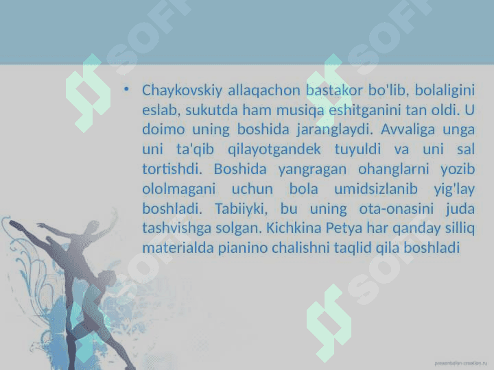 Pyotr Ilich Chaykovskiyning ijodiy qiyofasi 7