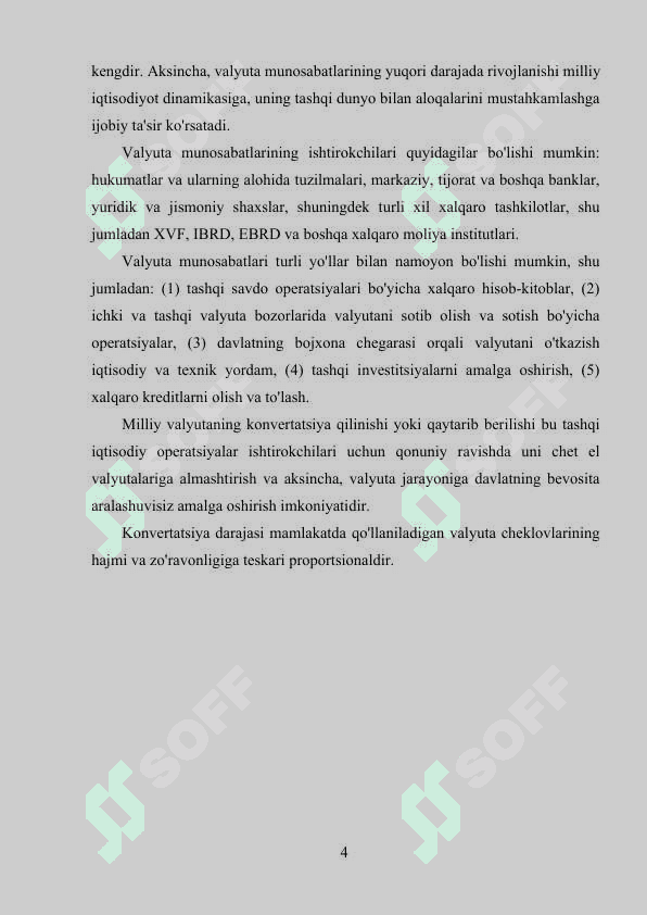 Kichik ochiq iqtisodiyot modeli 4